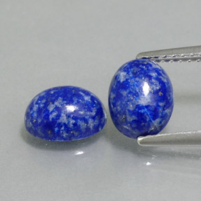  ct natürliche blauer Lapislazuli-Edelsteine, Oval Schliff, Lichtundurchlässig
