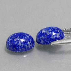  ct natürliche blauer Lapislazuli-Edelsteine, Oval Schliff, Lichtundurchlässig
