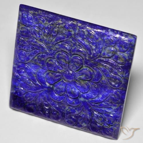 60,30 ctw natürlicher blauer Lapislazuli, Fantasieschliff, Lichtundurchlässig