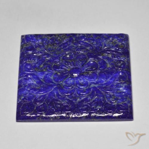 60,30 ctw natürlicher blauer Lapislazuli, Fantasieschliff, Lichtundurchlässig