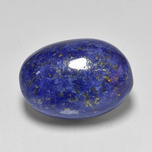 9,17 ctw natürlicher dunkelblau Lapislazuli, Oval Schliff, Lichtundurchlässig