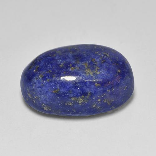 9,17 ctw natürlicher dunkelblau Lapislazuli, Oval Schliff, Lichtundurchlässig
