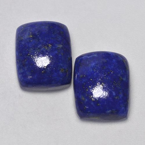 9.57 ct natürliche Sehr tiefes Blau Lapislazuli-Edelsteine, Kissenschliff, Lichtundurchlässig