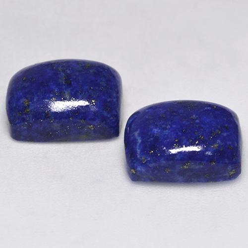 9.57 ct natürliche Sehr tiefes Blau Lapislazuli-Edelsteine, Kissenschliff, Lichtundurchlässig