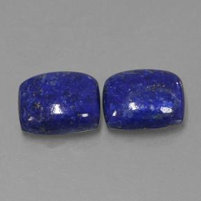 8,25 ct natürliche blauer Lapislazuli-Edelsteine, Kissenschliff, Lichtundurchlässig