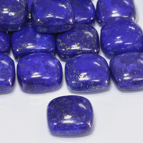 9,17 ctw natürlicher Tiefes ägyptisches Blau Lapislazuli, Kissen, Lichtundurchlässig