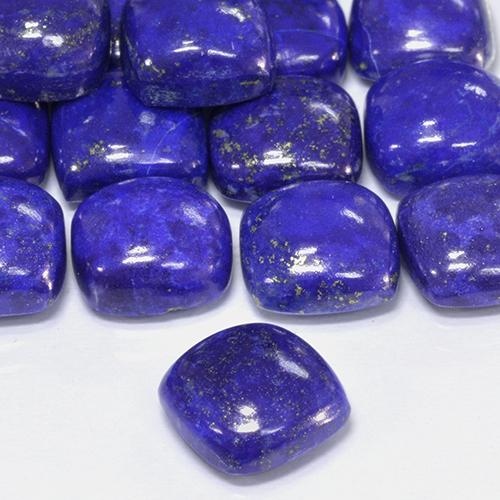 9,17 ctw natürlicher Tiefes ägyptisches Blau Lapislazuli, Kissen, Lichtundurchlässig