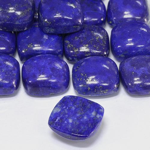 9,17 ctw natürlicher Tiefes ägyptisches Blau Lapislazuli, Kissen, Lichtundurchlässig