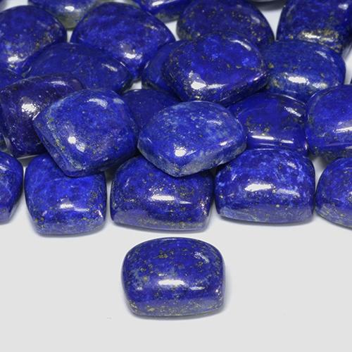 9,17 ctw natürlicher Intensives Marineblau Lapislazuli, Kissen, Lichtundurchlässig
