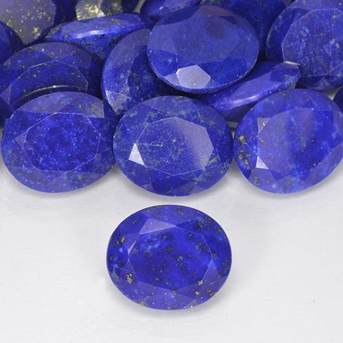 9,17 ctw natürlicher Intensives Marineblau Lapislazuli, Oval, Lichtundurchlässig