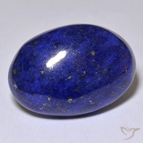 10,71 ctw natürlicher blauer Lapislazuli, Oval Schliff, Lichtundurchlässig