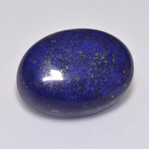 9,17 ctw natürlicher Sehr tiefes Blau Lapislazuli, Oval Schliff, Lichtundurchlässig