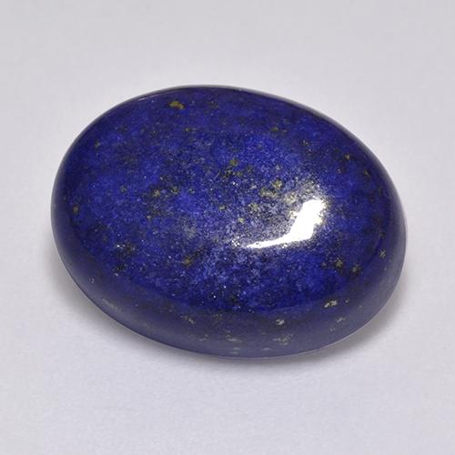 9,17 ctw natürlicher Sehr tiefes Blau Lapislazuli, Oval Schliff, Lichtundurchlässig