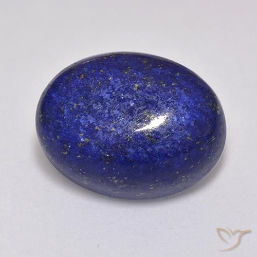 9,17 ctw natürlicher Navy blau Lapislazuli, Oval, Lichtundurchlässig