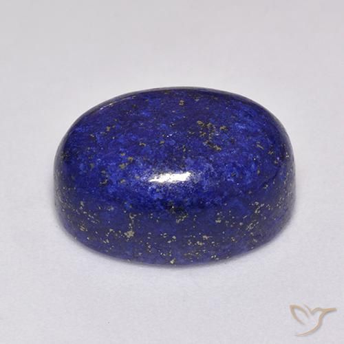 9,17 ctw natürlicher Navy blau Lapislazuli, Oval, Lichtundurchlässig