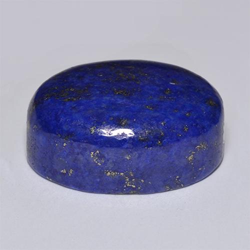 14,49 ctw natürlicher blauer Lapislazuli, Oval Schliff, Lichtundurchlässig