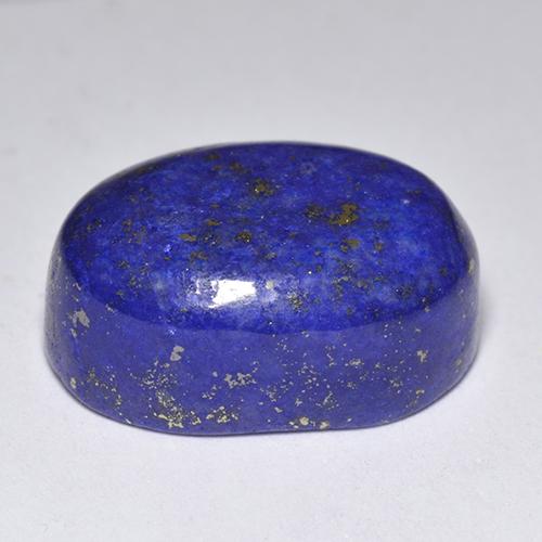 12,72 ctw natürlicher blauer Lapislazuli, Oval Schliff, Lichtundurchlässig