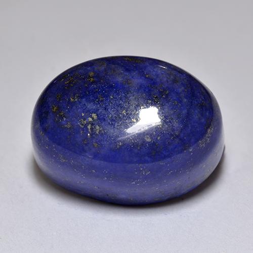 9,17 ctw natürlicher tiefblau Lapislazuli, Oval Schliff, Lichtundurchlässig