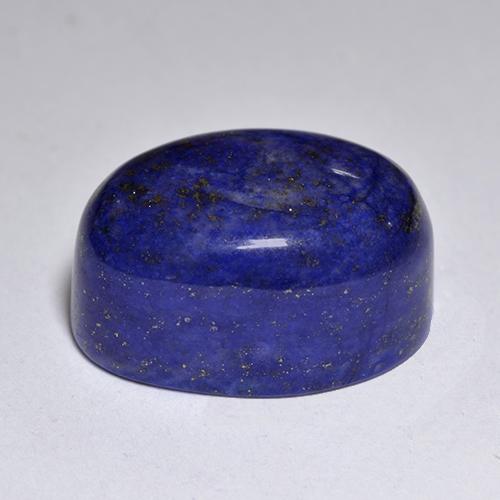 9,17 ctw natürlicher tiefblau Lapislazuli, Oval Schliff, Lichtundurchlässig