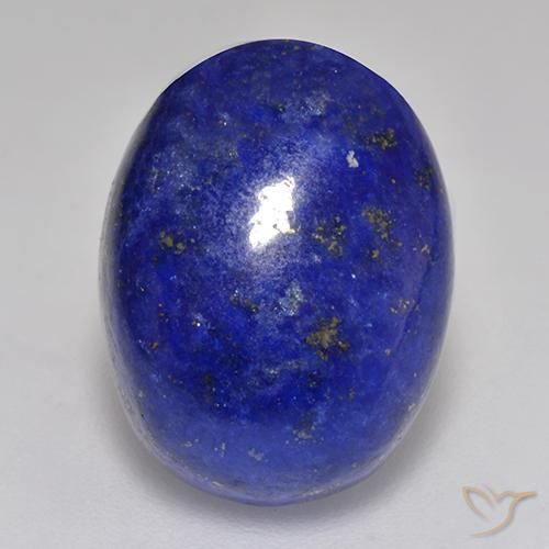 9,17 ctw natürlicher Intensives Marineblau Lapislazuli, Oval Schliff, Lichtundurchlässig