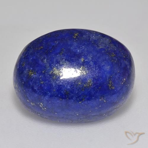 9,17 ctw natürlicher Intensives Marineblau Lapislazuli, Oval Schliff, Lichtundurchlässig