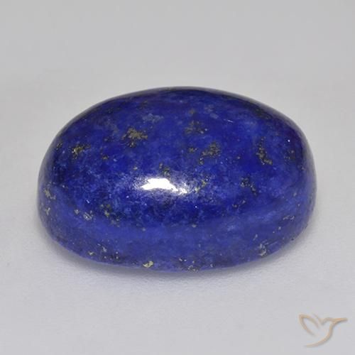 9,17 ctw natürlicher Intensives Marineblau Lapislazuli, Oval Schliff, Lichtundurchlässig