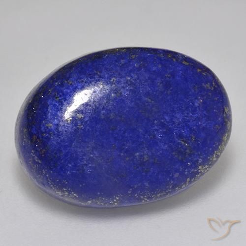 9,17 ctw natürlicher Intensives Marineblau Lapislazuli, Oval Schliff, Lichtundurchlässig