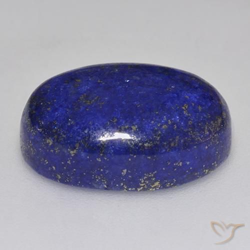 9,17 ctw natürlicher Intensives Marineblau Lapislazuli, Oval Schliff, Lichtundurchlässig