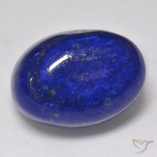 9,17 ctw natürlicher Intensives Marineblau Lapislazuli, Oval Schliff, Lichtundurchlässig
