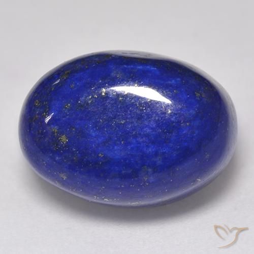9,17 ctw natürlicher Intensives Marineblau Lapislazuli, Oval Schliff, Lichtundurchlässig