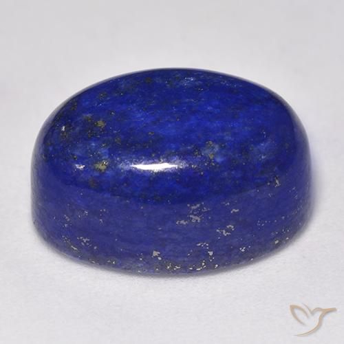 9,17 ctw natürlicher Intensives Marineblau Lapislazuli, Oval Schliff, Lichtundurchlässig