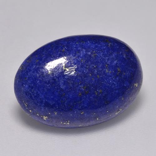9,17 ctw natürlicher tiefblau Lapislazuli, Oval Schliff, Lichtundurchlässig