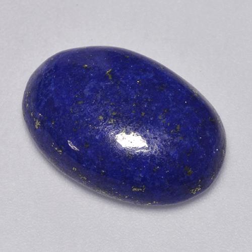 9,17 ctw natürlicher tiefblau Lapislazuli, Oval Schliff, Lichtundurchlässig