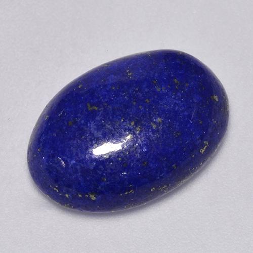 9,17 ctw natürlicher tiefblau Lapislazuli, Oval Schliff, Lichtundurchlässig