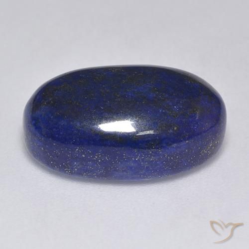 9,17 ctw natürlicher Sehr tiefes Blau Lapislazuli, Oval Schliff, Lichtundurchlässig