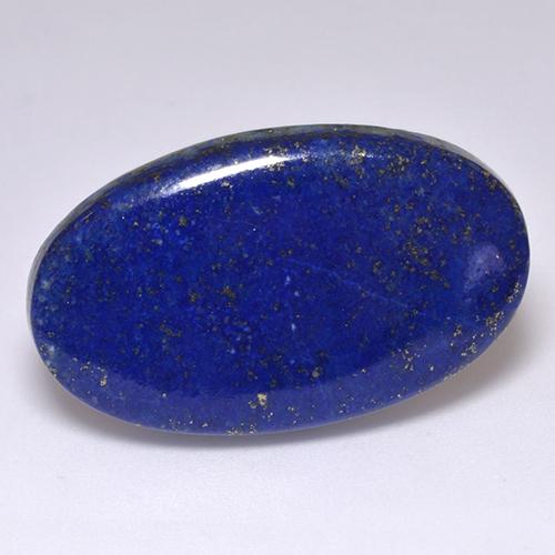 39,54 ctw natürlicher blauer Lapislazuli, Oval Schliff, Lichtundurchlässig