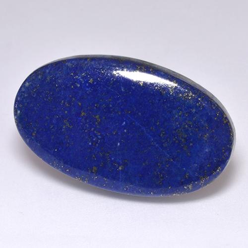 39,54 ctw natürlicher blauer Lapislazuli, Oval Schliff, Lichtundurchlässig