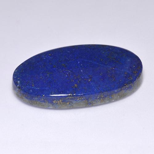 39,54 ctw natürlicher blauer Lapislazuli, Oval Schliff, Lichtundurchlässig