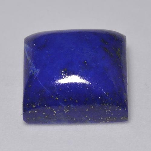 7,67 ctw natürlicher blauer Lapislazuli, Quadrat, Lichtundurchlässig