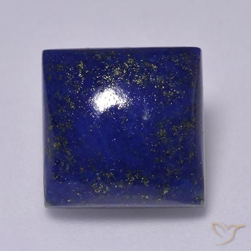 7,54 ctw natürlicher blauer Lapislazuli, Quadrat, Lichtundurchlässig