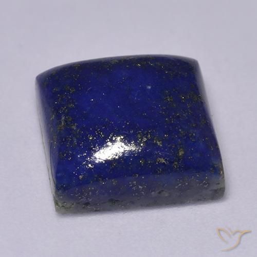 7,54 ctw natürlicher blauer Lapislazuli, Quadrat, Lichtundurchlässig