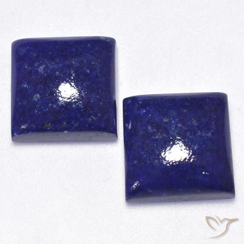 13.02ctw Natürlicher Sehr tiefes Blau Lapislazuli, Quadrat, Lichtundurchlässig