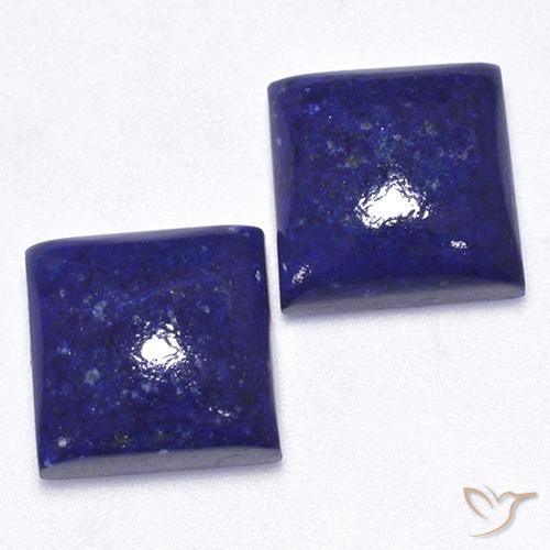 13.02 ct natürliche Sehr tiefes Blau Lapislazuli-Edelsteine, Quadrat, Lichtundurchlässig