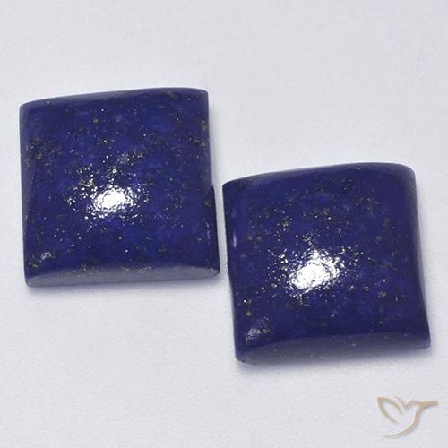 13.42ctw Natürlicher Sehr tiefes Blau Lapislazuli, Quadrat, Lichtundurchlässig