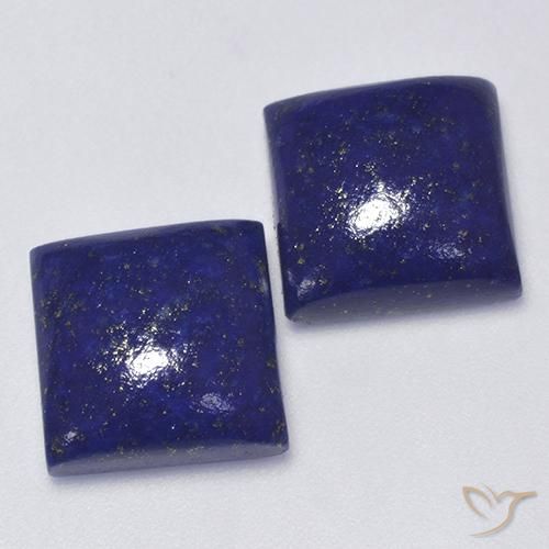 13.42 ct natürliche Sehr tiefes Blau Lapislazuli-Edelsteine, Quadrat, Lichtundurchlässig