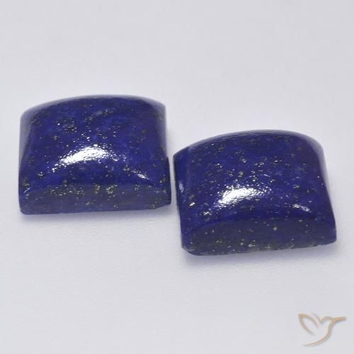 13.42 ct natürliche Sehr tiefes Blau Lapislazuli-Edelsteine, Quadrat, Lichtundurchlässig