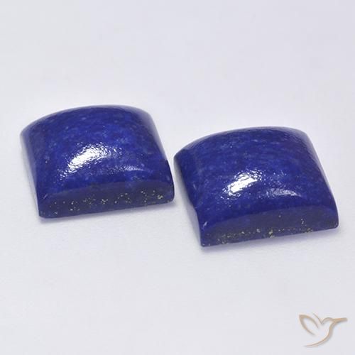 14.15 ct natürliche Sehr tiefes Blau Lapislazuli-Edelsteine, Quadrat, Lichtundurchlässig
