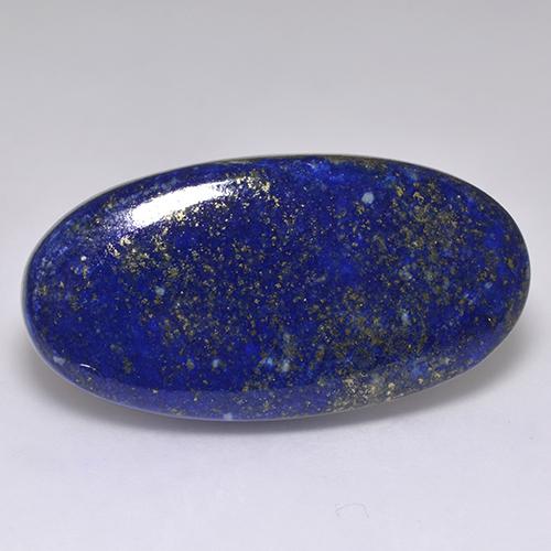 59,23 ctw natürlicher blauer Lapislazuli, Oval Schliff, Lichtundurchlässig