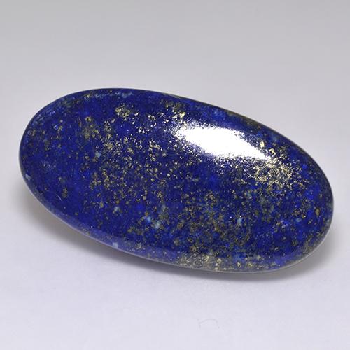 59,23 ctw natürlicher blauer Lapislazuli, Oval Schliff, Lichtundurchlässig