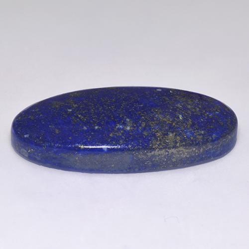 59,23 ctw natürlicher blauer Lapislazuli, Oval Schliff, Lichtundurchlässig